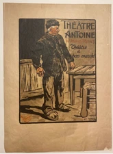 MALTESTE Louis - "Théâtre Antoine...", Lithographie vers 1900