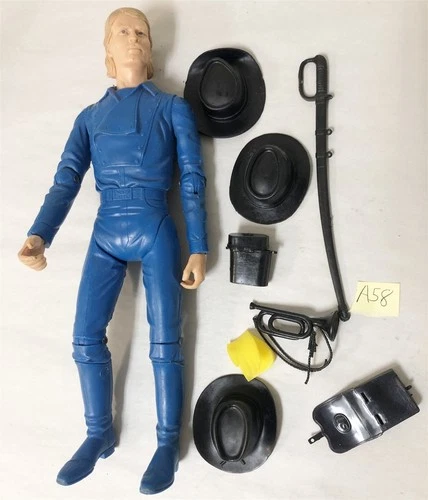 1960s MARX JOHNNY WEST GENERAL CUSTER WITH ACCESSORIES LOT #58