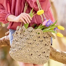 Premier® Sand Dune Satchel Crochet Kit