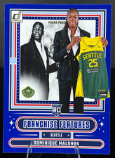 2025 Donruss WNBA - Franchise Features: Dominique Malonga [Press Proof Blue] RC