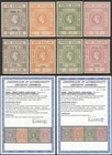 HONG KONG CHINA 1870s Great Northern Telegraph Company sets! GENUINE+CERTIFICATE