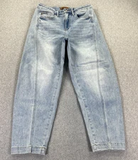 Judy Blue Barrel Fit Women's Size 7/28 Jeans Light Wash High Waist JB88959
