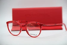 NEW KOALI 8303K RR 023 RED BLACK HORN AUTHENTIC FRAMES EYEGLASSES 46-20
