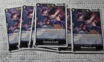 1x Monkey.D.Luffy OP16-095 R The Time of Battle Foil English One Piece NM