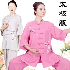 Chinese Women Tai Chi Clothes Kung Fu Uniforms Martial Arts Tang Suit Sportswear