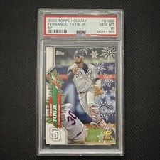 Topps 2020 Holiday Fernando Tatís Jr. SP #HW59 PSA 10 Padres