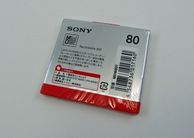 Sony MDW80T MD 80 Minutes Recordable Blank Minidisc for sale