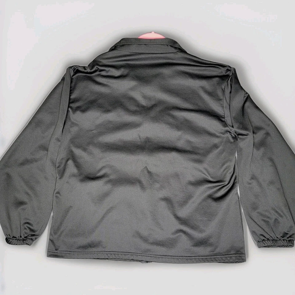 Vintage Black USA Olympic Committee 1984 Los Angeles Track Jacket Sz XL Athletic - Image 2 of 4