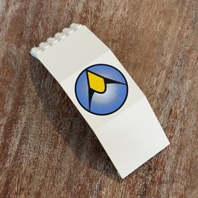 1x Vtg Lego Disc Panel Space 2408p03 White 6958 Exploriens