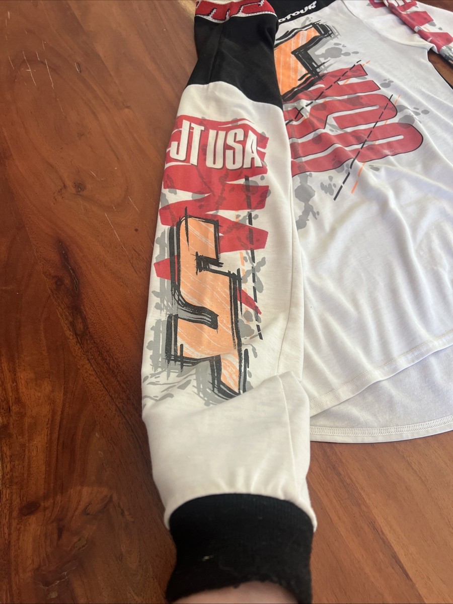 Maillot De Motocross Vintage JT Racing USA - Taille L - Occasion - Homme