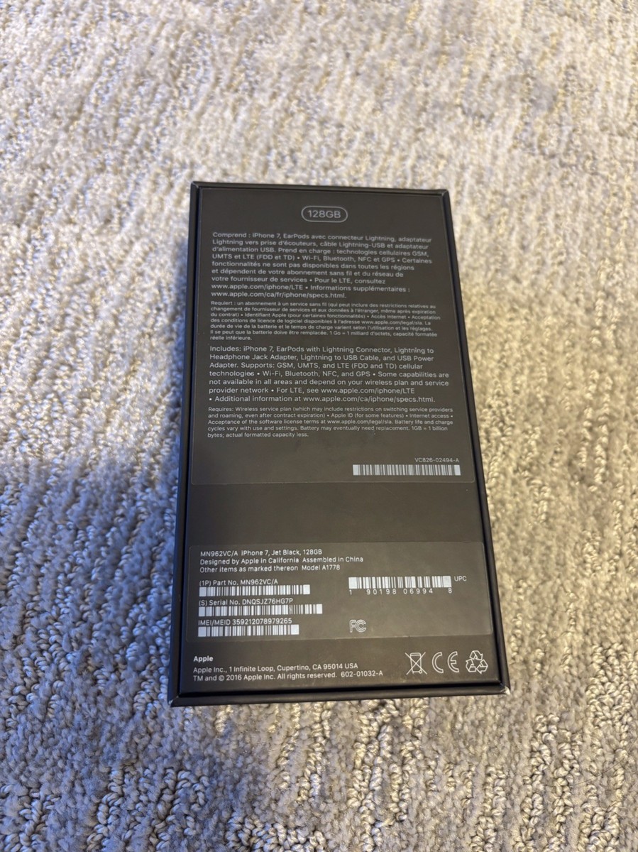 Buy Apple iPhone 7 - 128 GB - Black (Unlocked) online | eBay