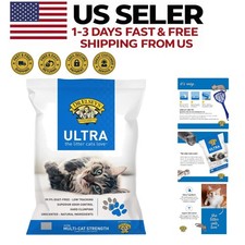18 lb Ultra Unscented Cat Litter - Advanced Clumping for Freshness Cleanliness