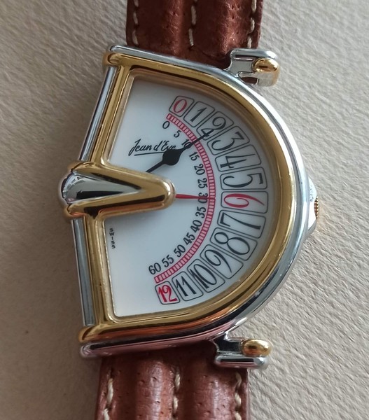 Jean D'Eve Sectora Jump Hour Retrograde Minute Curved Case 31mm