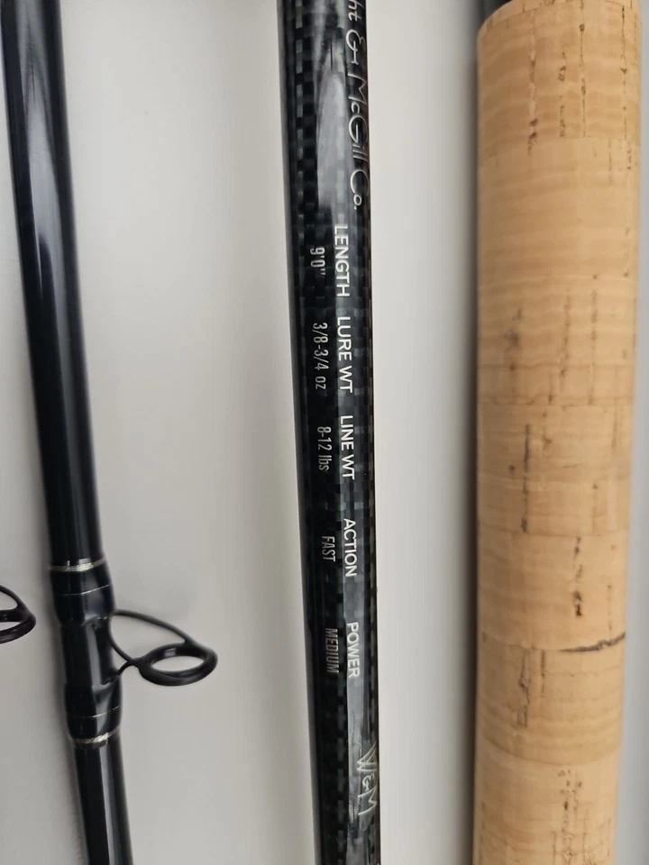 Wright & McGill WME MDR 90C-4 9' Casting Rod Graphite Medium Power Fast Action - Image 4 of 4