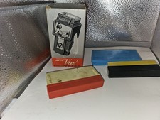 VTG 1950s Micro Vue Gray Slide  Film Viewer W/Original Box Chicago Rare