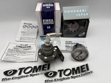 TOMEI Powered FUEL PRESSURE REGULATOR ＆ FUEL PRESSURE GAUGE set 185001 NEW