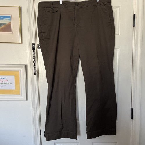 Dockers dunkelbraune Damenhose - 22W Medium - gebraucht, in einwandfreiem Zustand - Bild 1 von 3
