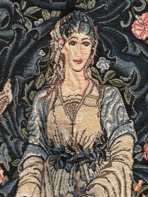 Flora The Roman Goddess If Flowers Tapestry Wall Hanging Vintage