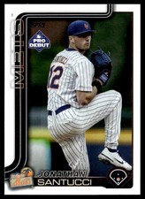 2025 Topps Pro Debut #PD-150 Jonathan Santucci FCL Mets Pro Debut
