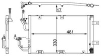 Mahle AC 400 000S Kondensator, Klimaanlage FüR Opel,Vauxhall