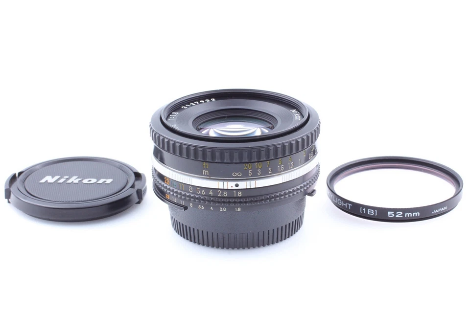 【EXCELENTE COMO NUEVO】 Lente Nikon Nikkor Ai-S AIS 50mm f1.8 Pancake Prime MF de Japón 624 Foto 2 de 4