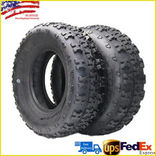 Set Of 2 21x7-10 Atv Utv Tires 21x7x10 4ply 21 7 10 All Terrain Replacement Tire
