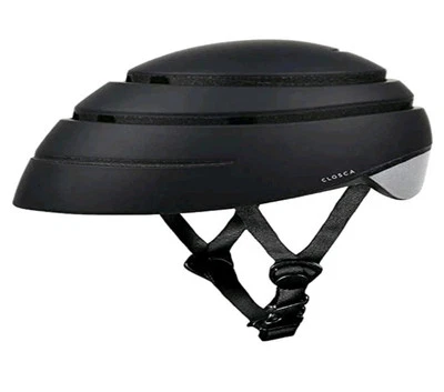 Fahrradhelm Helm Fahrrad Closca Loop faltbar Graphite Reflective L 60 bis 63cm