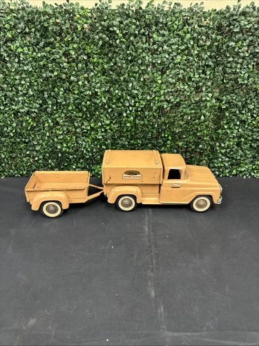 TONKA SPORTSMAN PICKUP TRUCK AND TRAILER