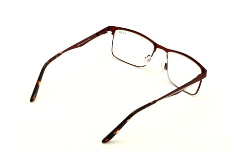 Men Premium Rectangle Stainless Steel Reading Glasses Wide Fitment Metal Reader - Picture 9 of 9
