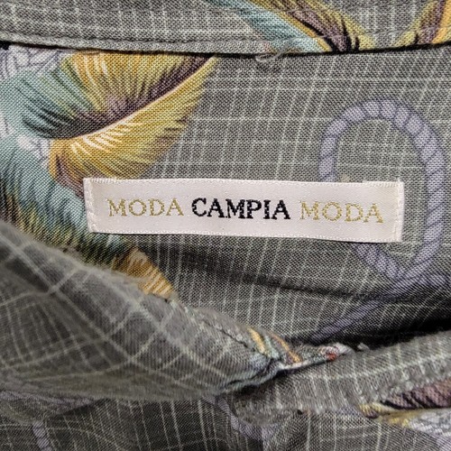 Moda Campia Moda Mens Hawaiian Shirt Size XL Palm Tree Cars Planes Motorcycle - Picture 2 of 11