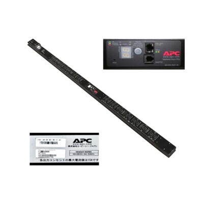 APC 7841 Metered Rack Zero U PDU 30A with 20 - C13 & 4 C19 outlets 200/208V 