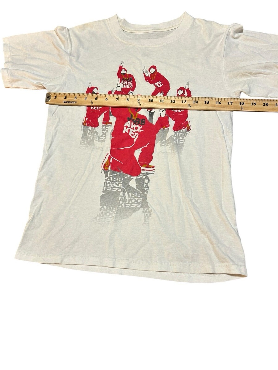 Jabbawockeez JBWKZ White Graphic T Shirt Adult Size Small Made in