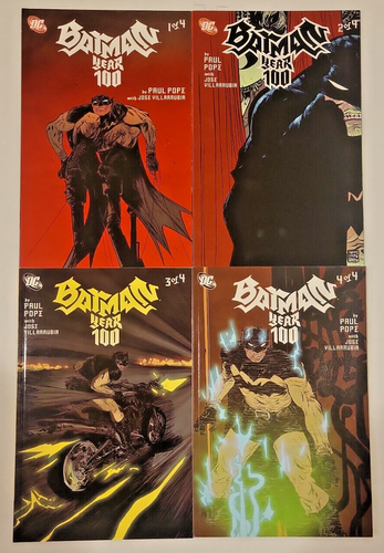 Batman: Year 100 # 1-4 || #1 (2nd Printing) Complete Set II Paul Pope II 2006 NM - Picture 2 of 3