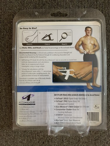 ACCU-MEASURE Fitness 3000 Personal Body Fat Tester New - 第 3/5 張圖片