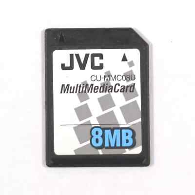 8MB JVC MULTIMEDIA CARD MMC CU-MMC08U MEMORY CARD