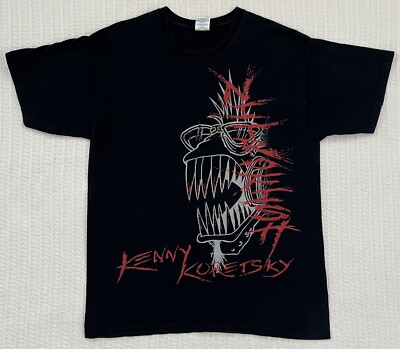 KENNY KORETSKY NITRO FISH FULL THROTTLE NHRA GRAPHIC SHIRT LG 21  X 29 