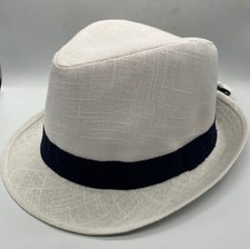 2 x Top Shop Trilby Hat  White Black brand New with tags panama fedora Ladies