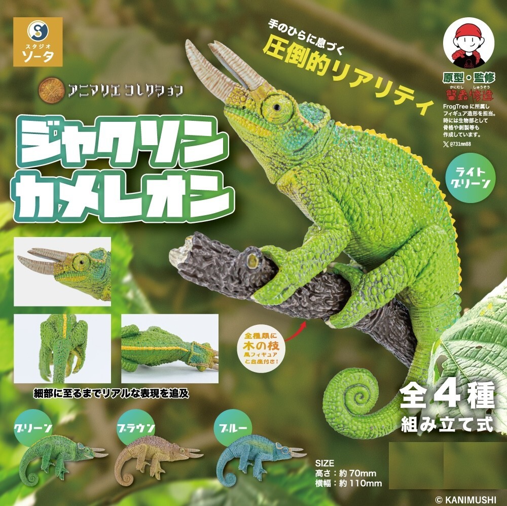 Jackson's Chameleon Animalier Collection Figure Set of 4 SO-TA