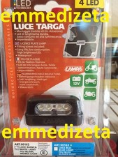 LUCE TARGA 4 LED BIANCO PORTATARGA MOTO SCOOTER