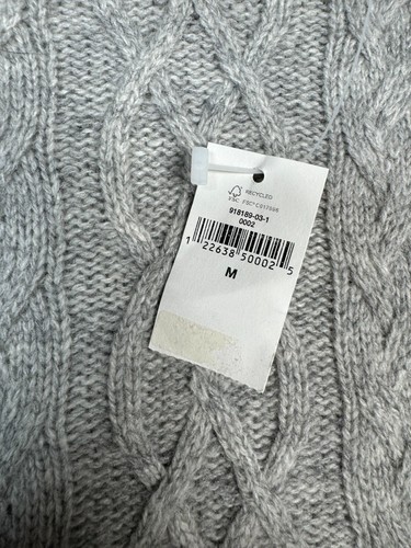 NEW - GAP Maglione Maglia Pescatore Girocollo Lana di Agnello - Donna Medium - Foto 4 di 16