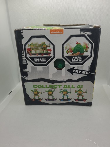 Nickelodeon TMNT Sewer Shredders: RAPHAEL Figure on Skateboard - Picture 2 of 4