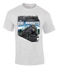Pere Marquette 1225 Trains Authentic Railroad apparel T-Shirt Tee Shirt [26]