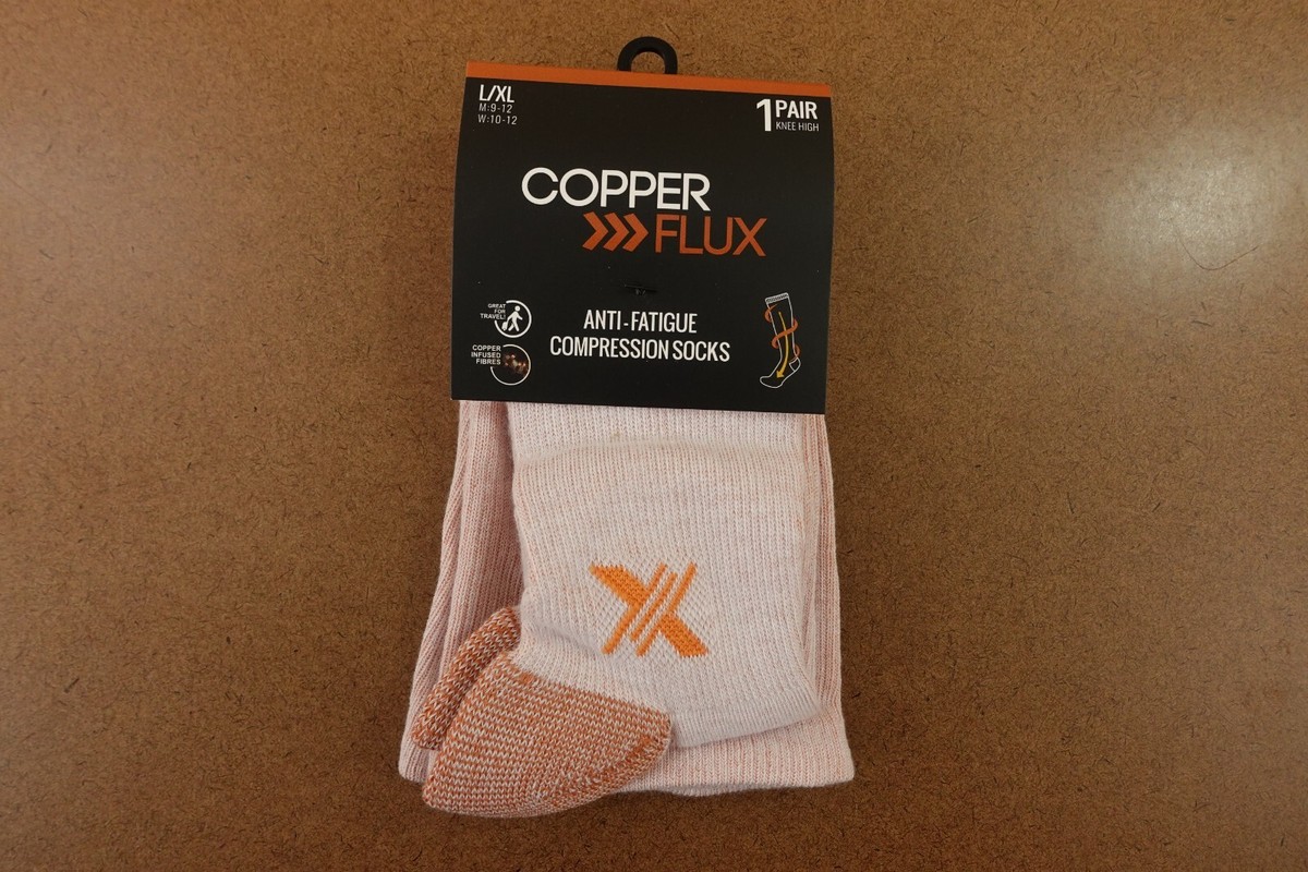 Copper Flux Womens Shoe Size 10-12 Pink Anti Fatigue Compression