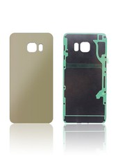 Repuesto Tapa Trasera Cristal Compatible para Samsung S6 Edge Plus - Dorado Platino