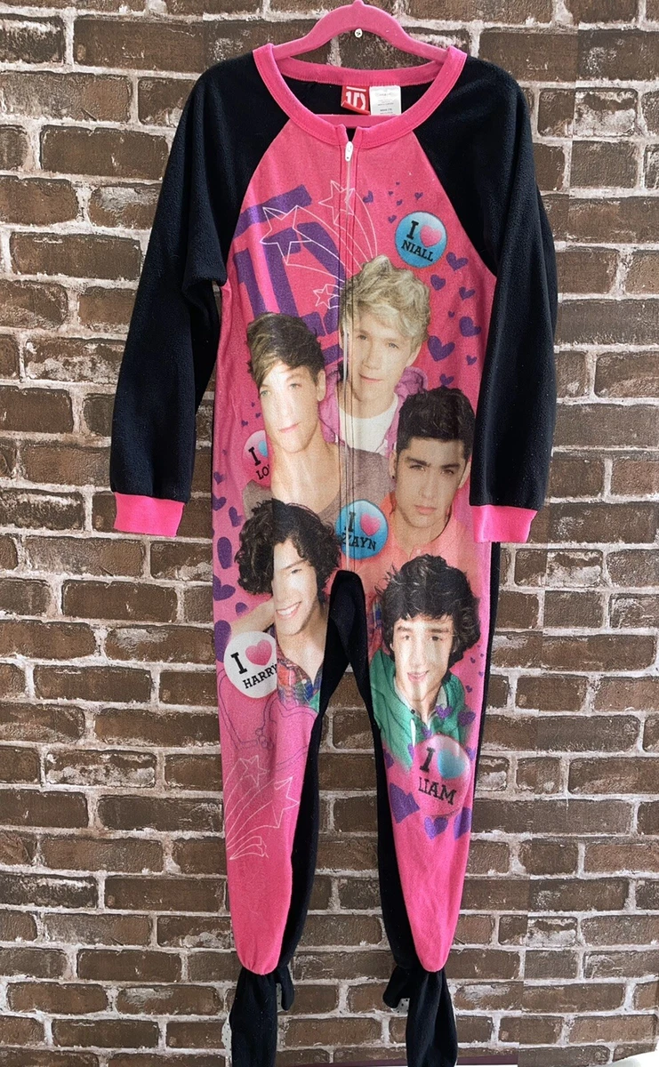 1D ONE DIRECTION GIRLS 7 8 7 8 ONE PIECE PAJAMAS FOOTED PJS WINTER