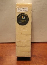 Sweet Almond Greek Yogurt handmade soap loaf, 9  precut bars- FREE Shipping