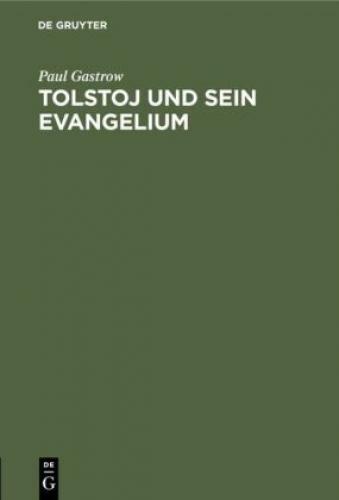 Thumbnail - Tolstoj Und Sein Evangelium Ein Vortrag 6748