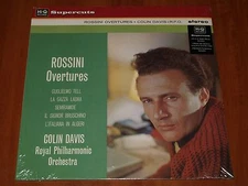 ROSSINI OVERTURES COLIN DAVIS RPO ORCHESTRA 1961 HI-Q RECORDS 180g VINYL LP New