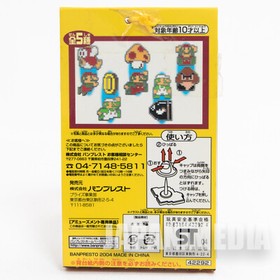 Super Mario Bros. Dot Character Pins Set Luigi Ver.2 JAPAN NES FAMICOM NINTENDO