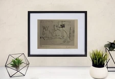 Pablo Picasso Hand-Signed Original Print With COA and +$3,500 USD Appraisal